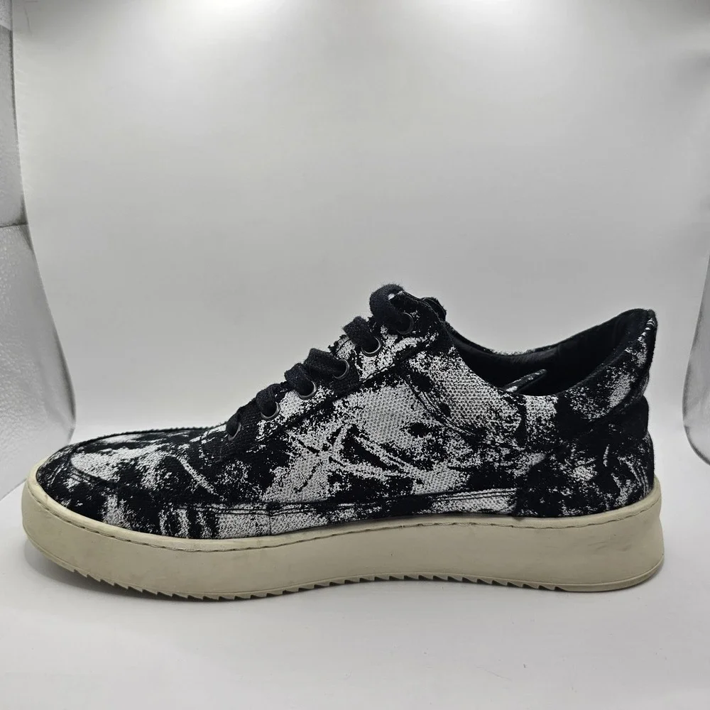 Filling Pieces Low Mondo Ripple Stroke Black Mens 11